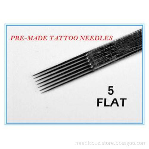 5 flat tattoo shading needle sizes 1.5mm - 2mm Needle taper